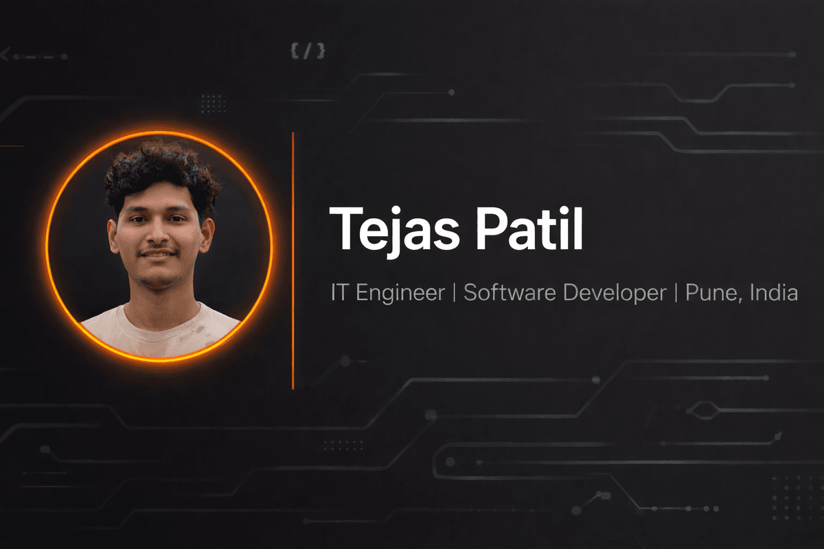 Tejas Patil | Software Developer | Pune | SPPU